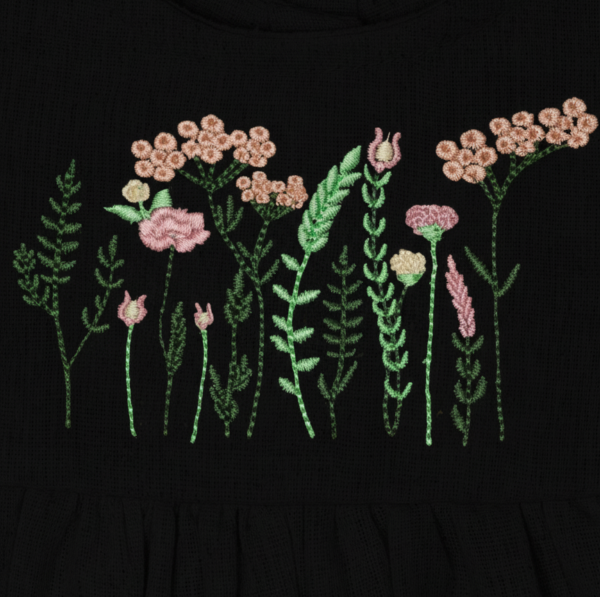 VESTIDO GIARDINO BORDADO | ¡Elige color y bordado!