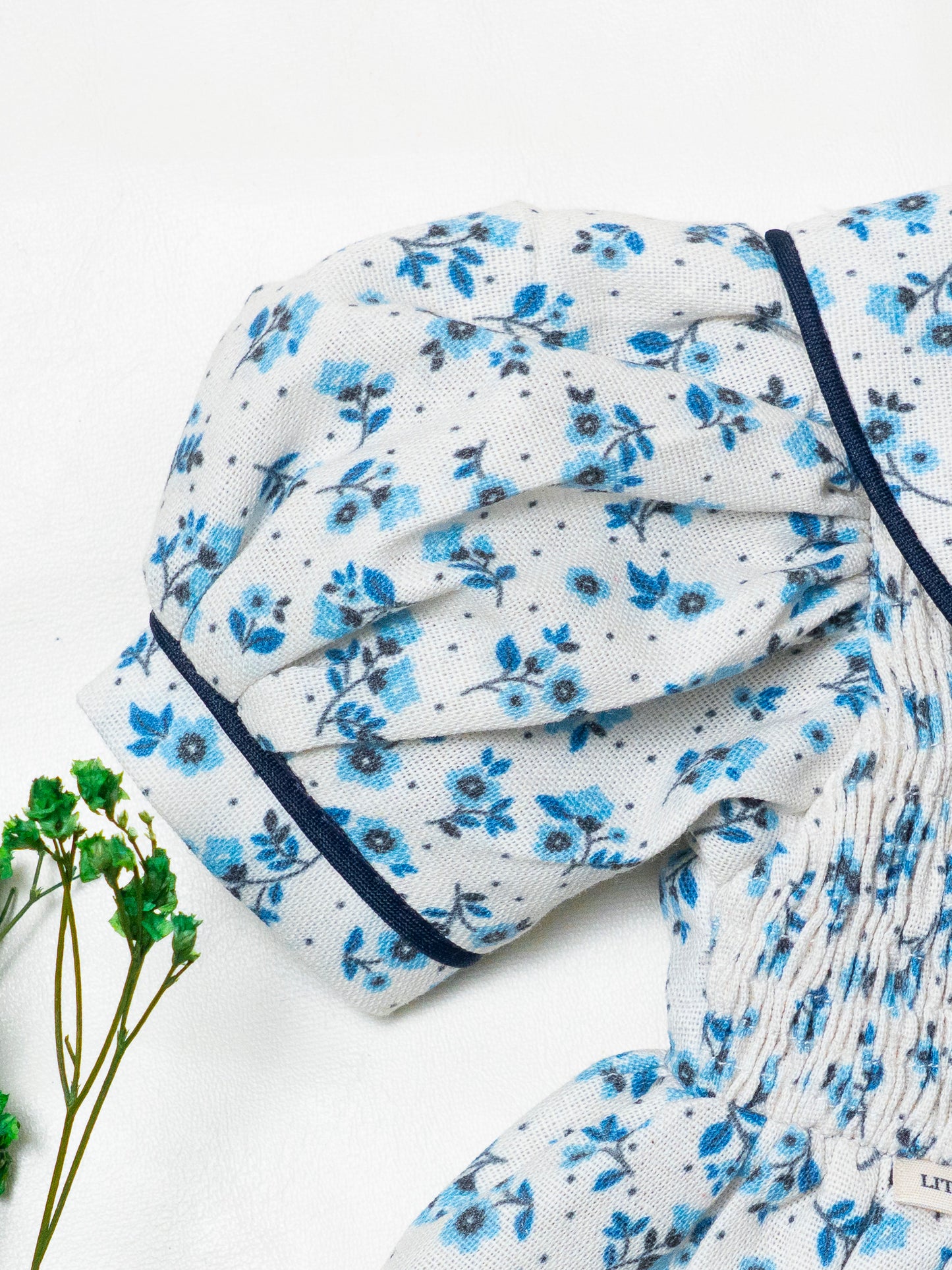 VESTIDO GALILEA | FLORA AZUL