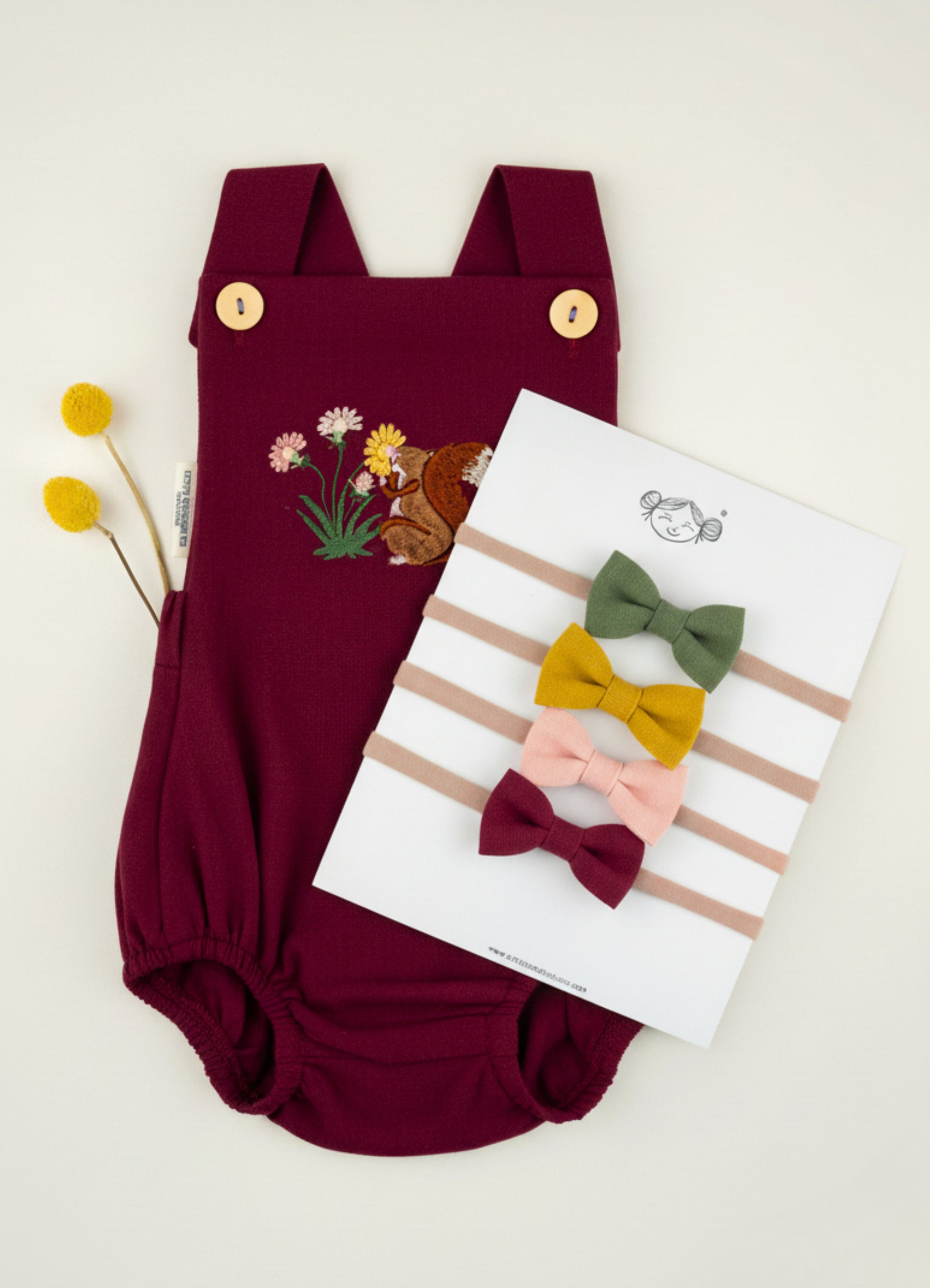 MONO GIARDINO BORDADO | ¡Elige color y bordado!