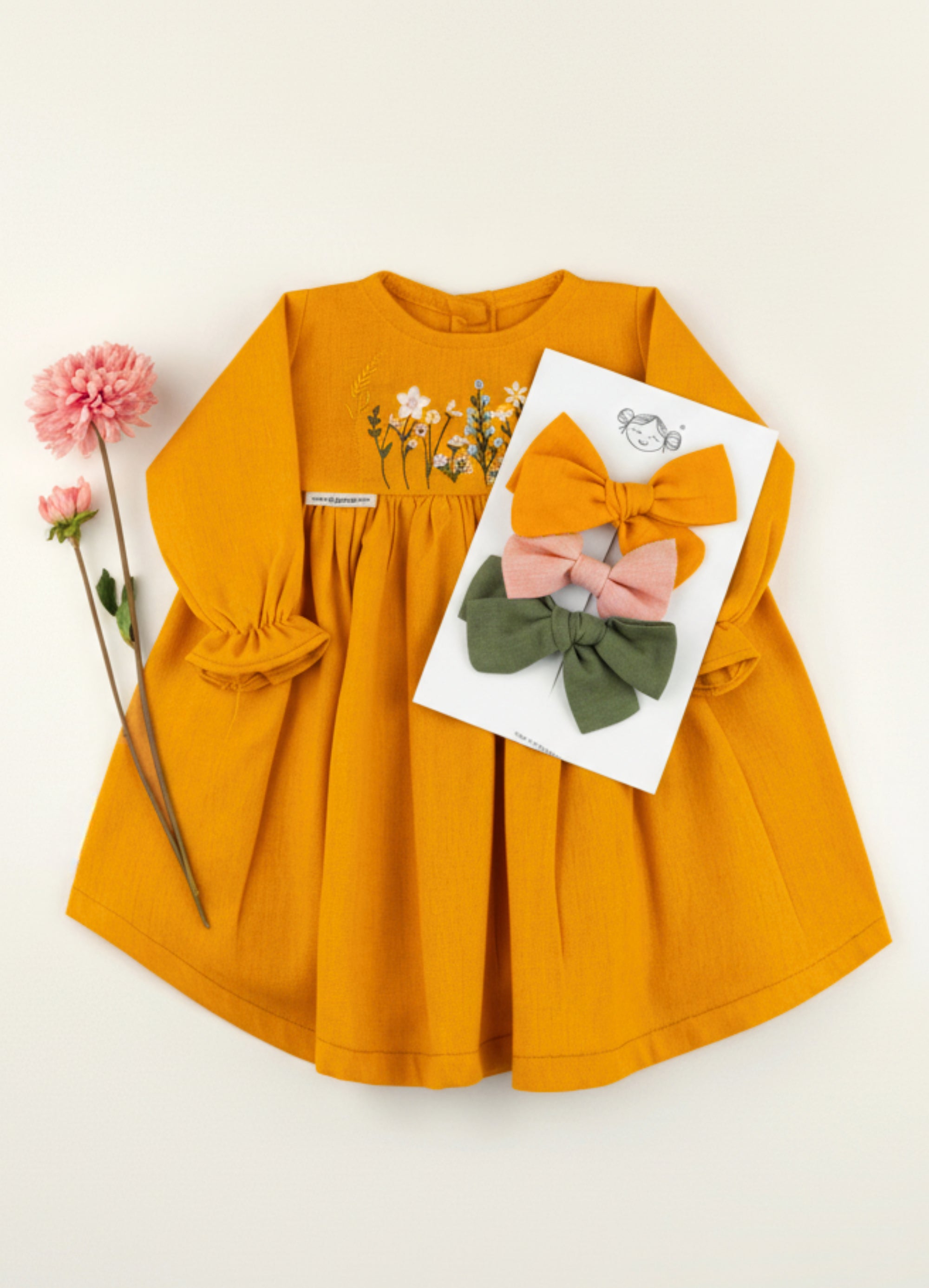 VESTIDO GIARDINO BORDADO | ¡Elige color y bordado!