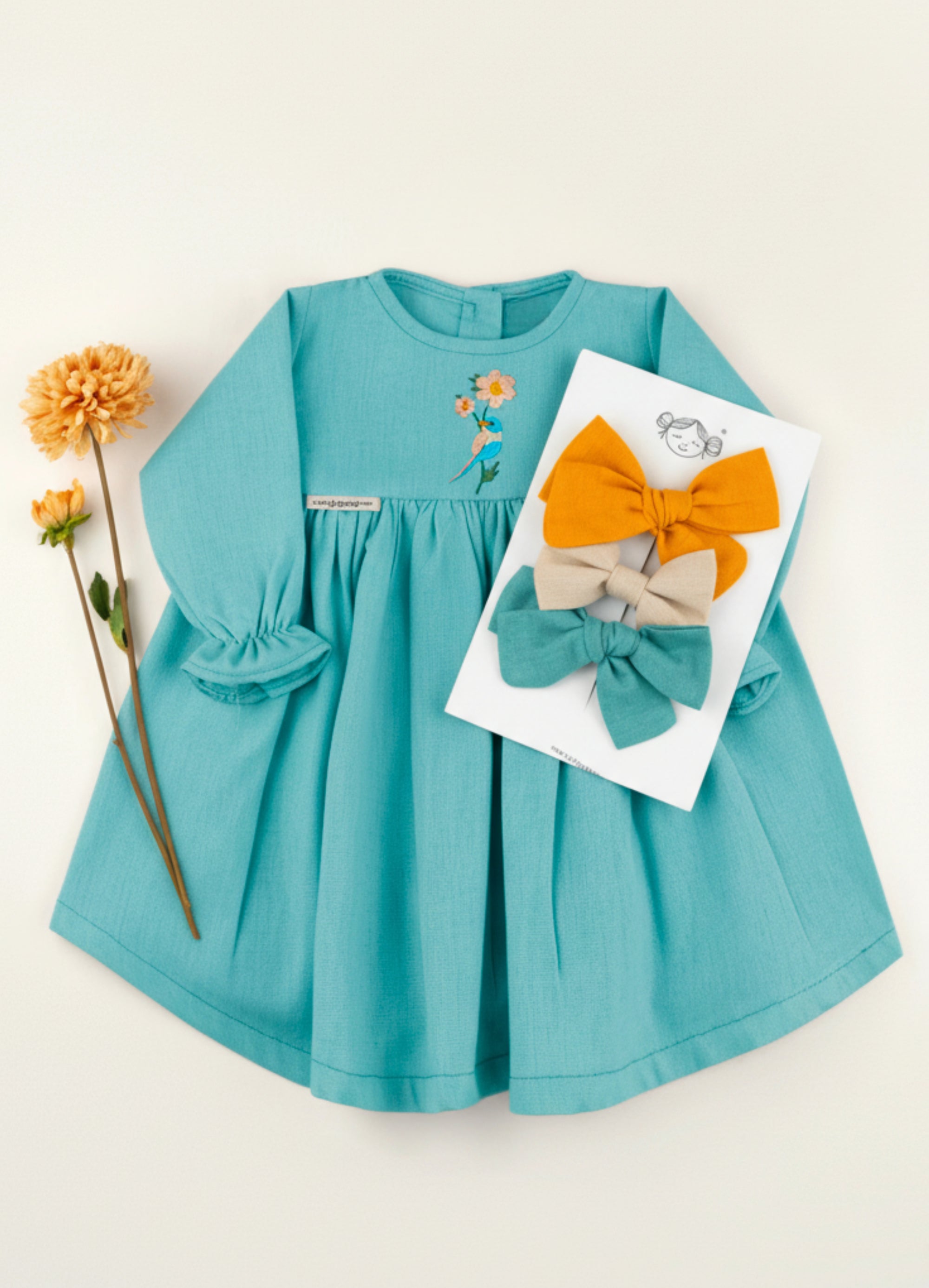 VESTIDO GIARDINO BORDADO | ¡Elige color y bordado!