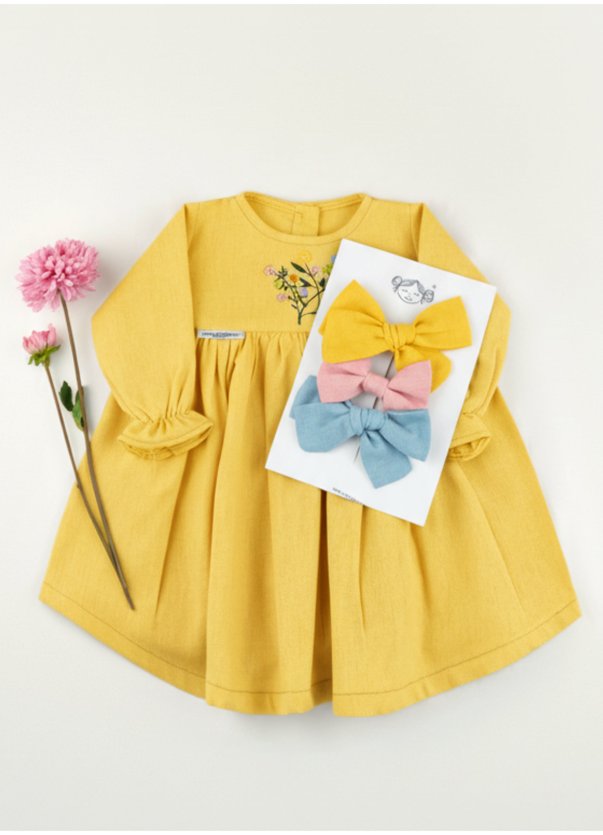 VESTIDO GIARDINO BORDADO | ¡Elige color y bordado!