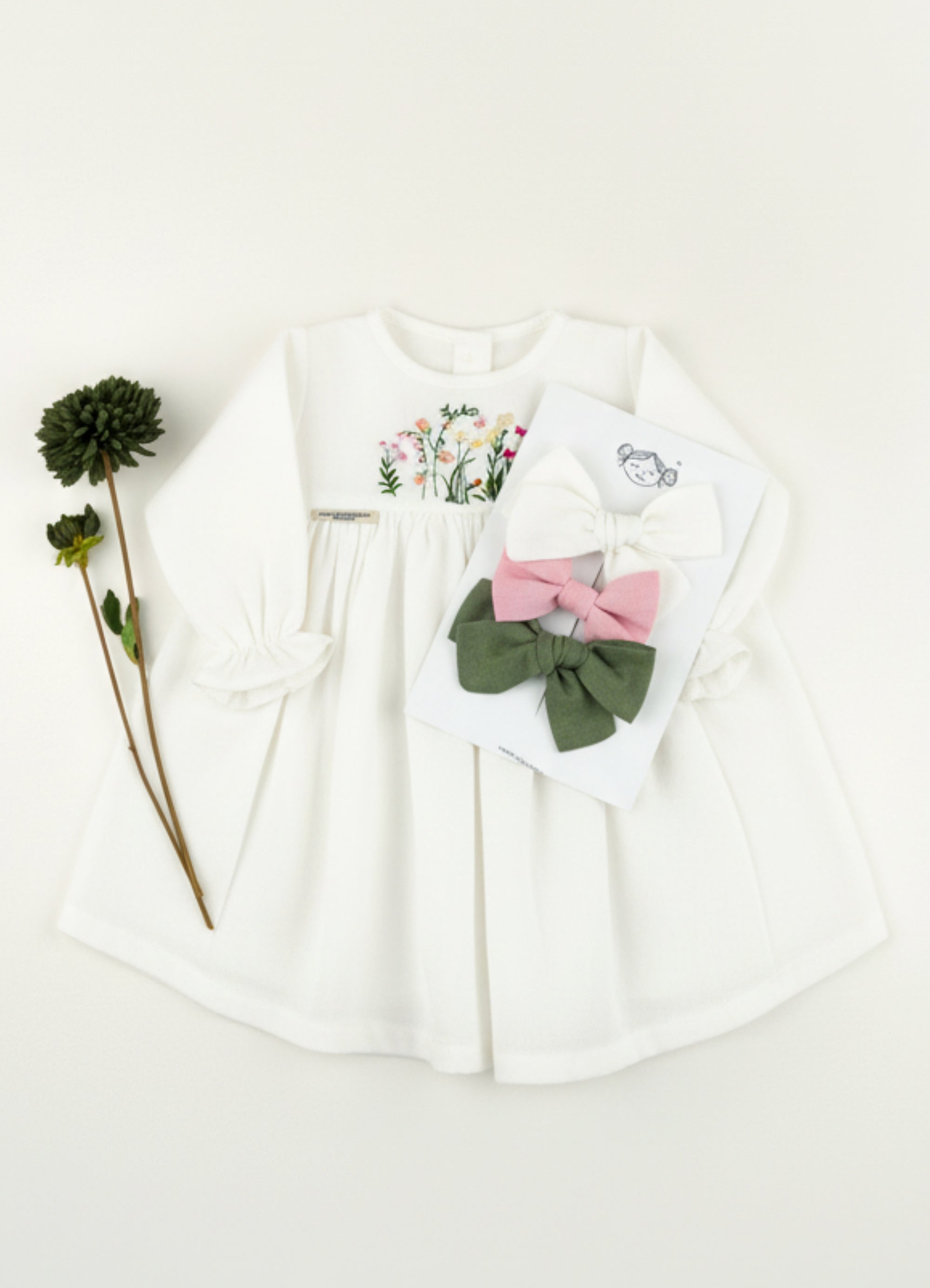 VESTIDO GIARDINO BORDADO | ¡Elige color y bordado!