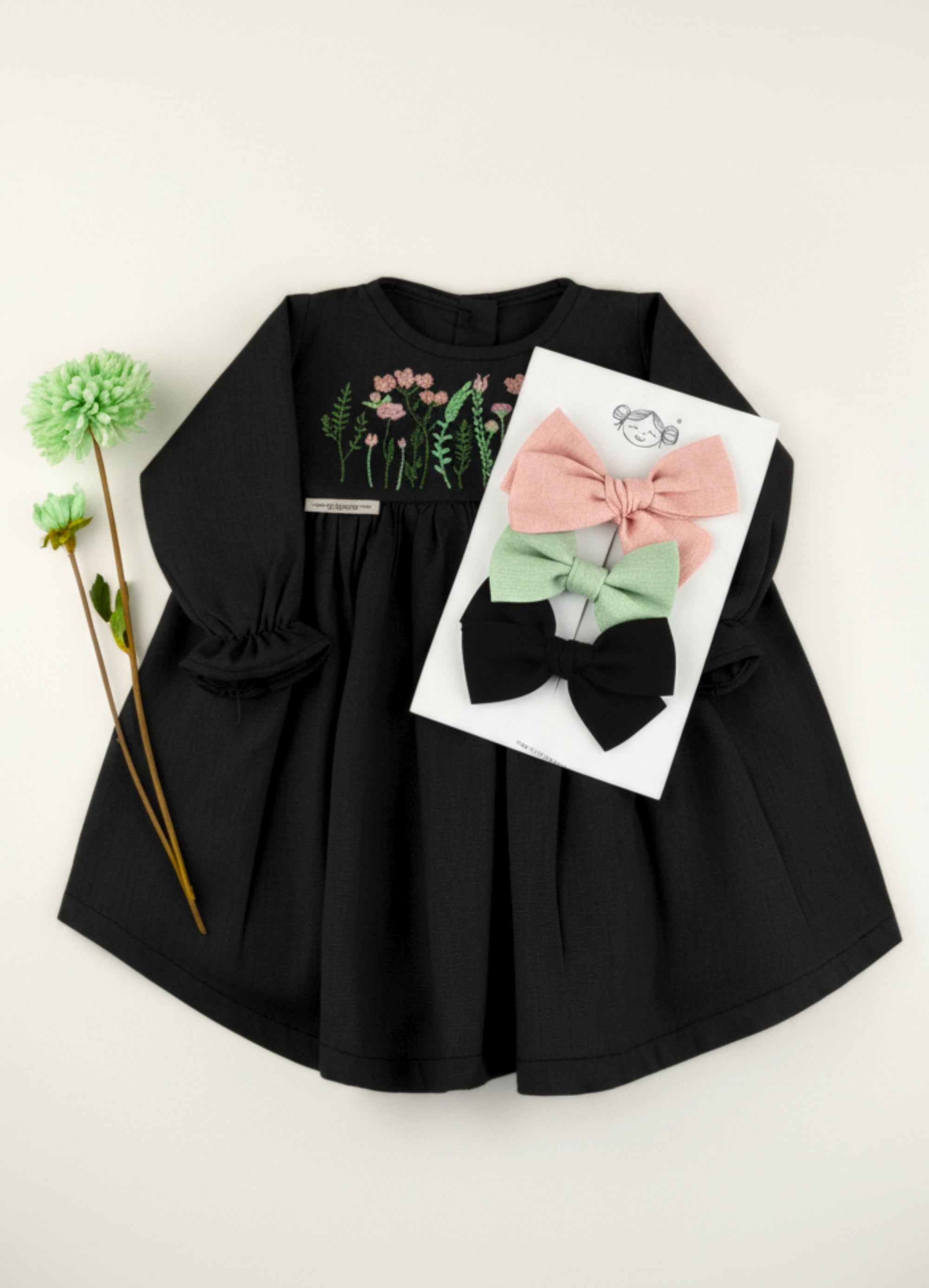 VESTIDO GIARDINO BORDADO | ¡Elige color y bordado!