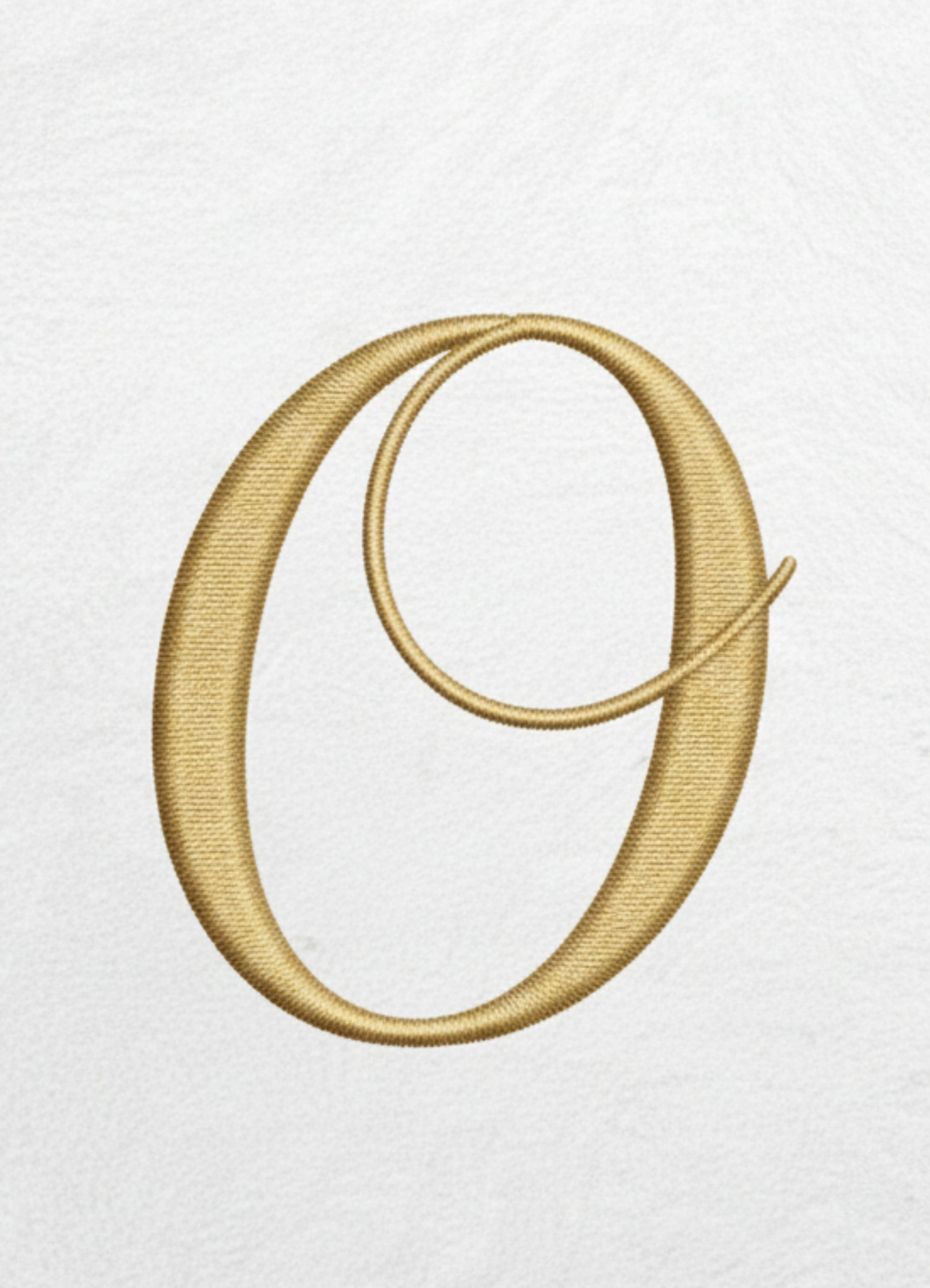 LETRA INICIAL | BORDADA