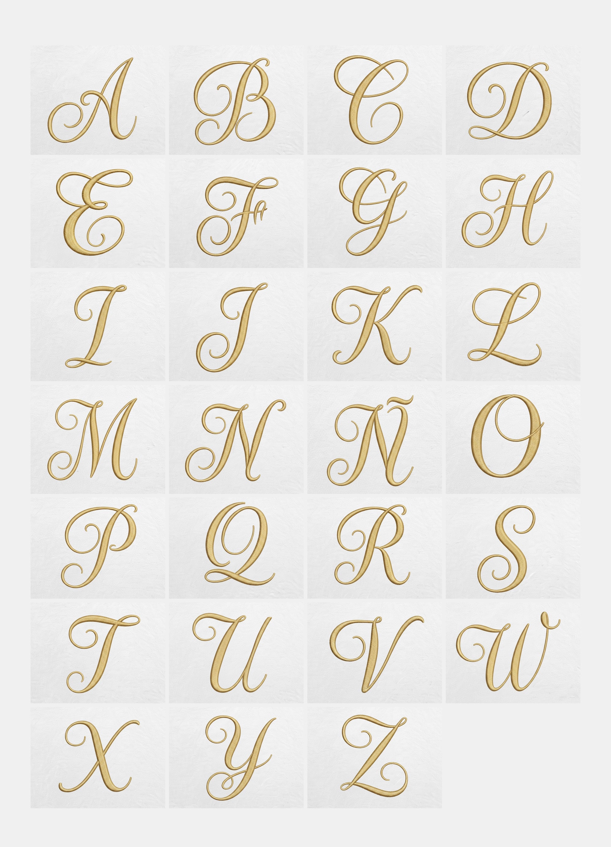 LETRA INICIAL | BORDADA