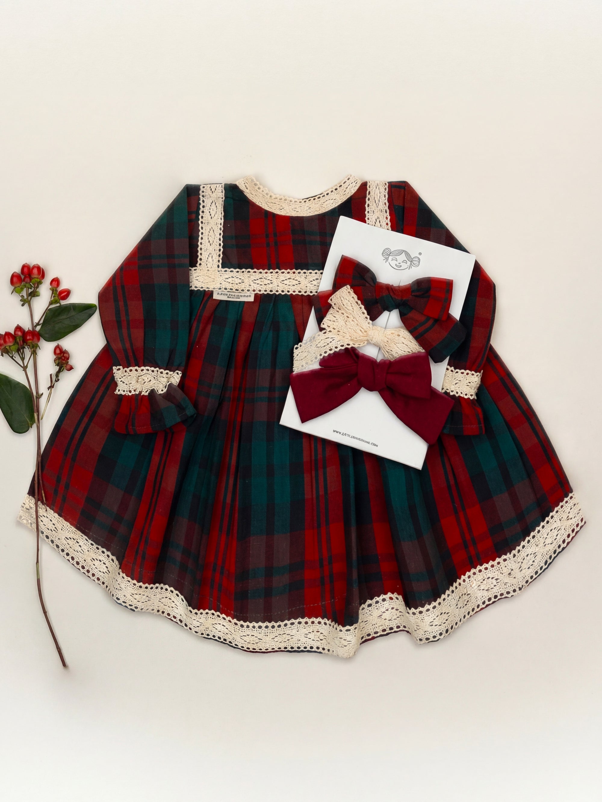 VESTIDO ROMANÉS | ESCOCÉS