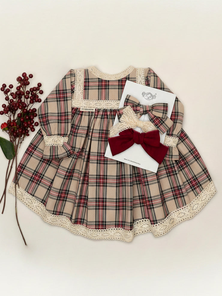 VESTIDO ROMANÉS | ESCOCÉS