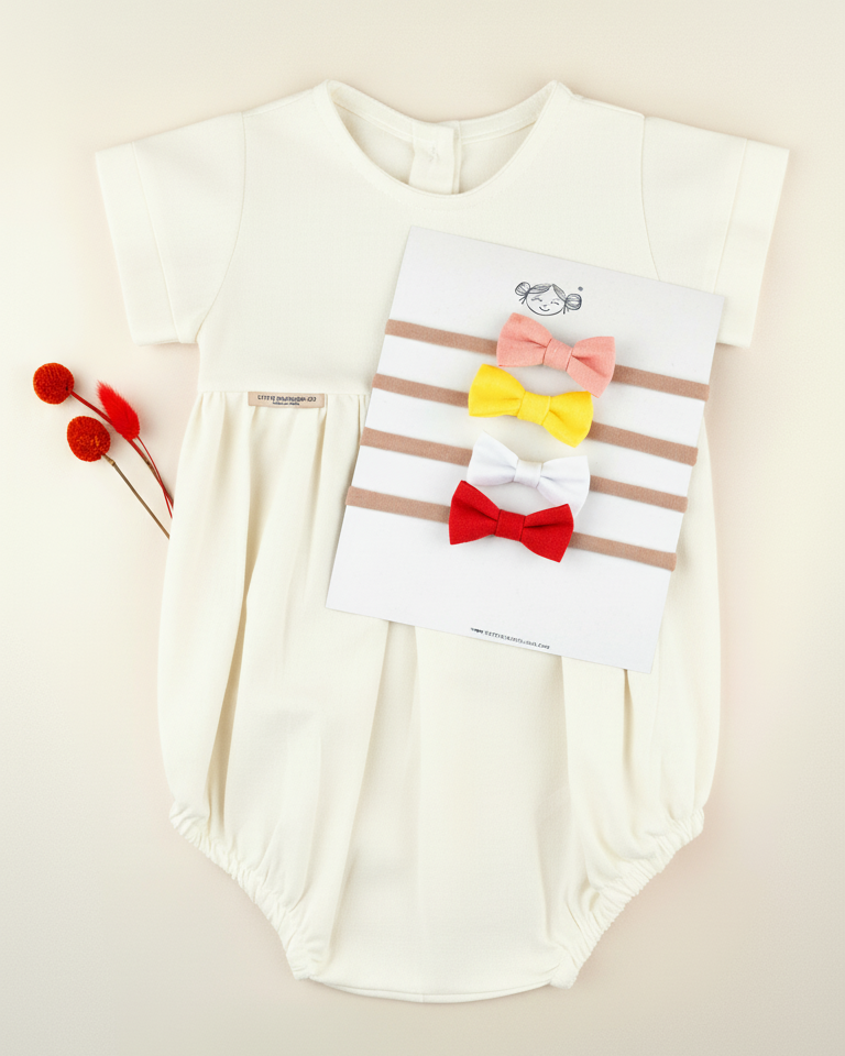 VESTIDO GARDENIA BEBÉ | Manga Corta