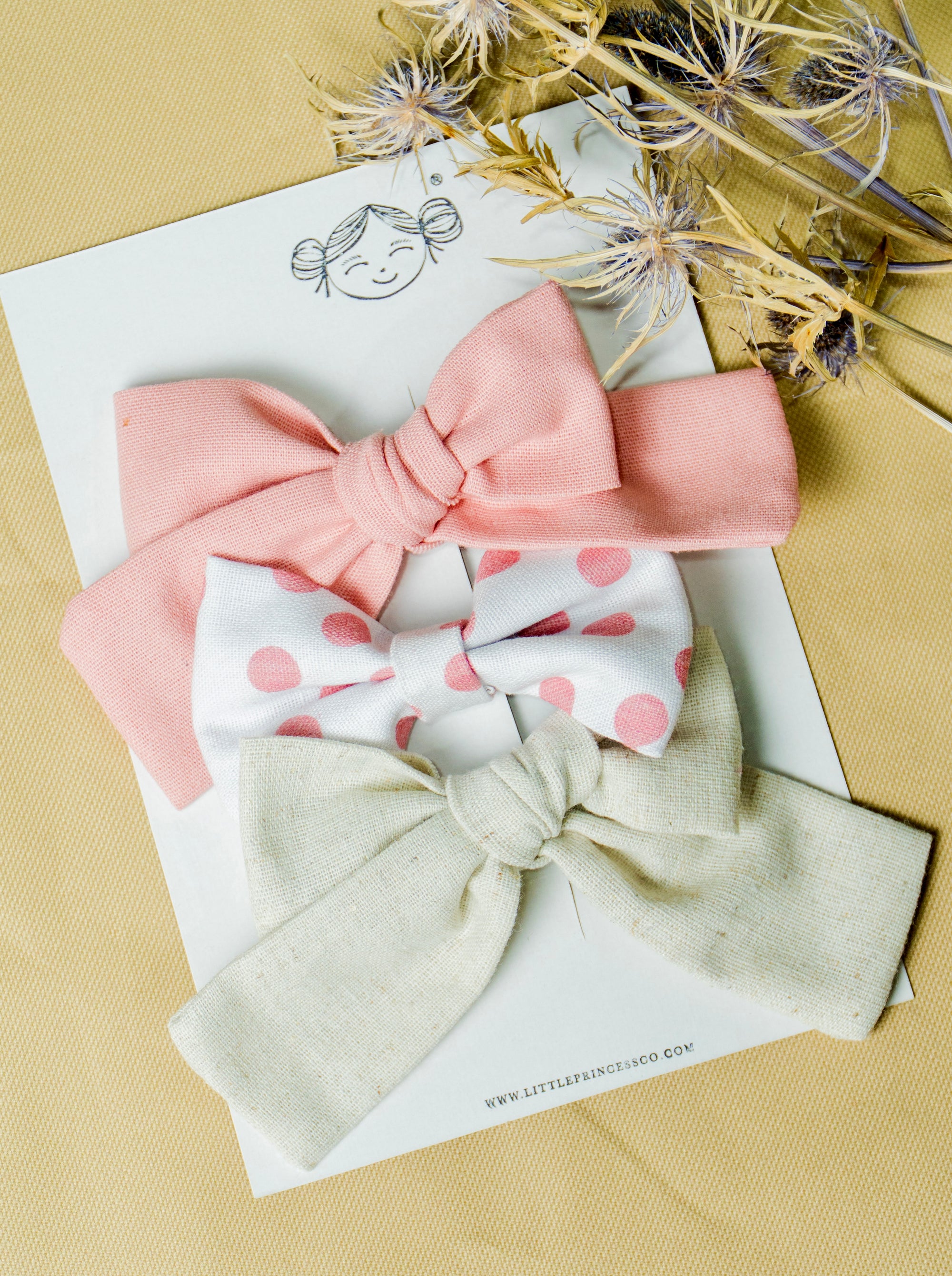SET DE LAZO LUNAR ROSADO