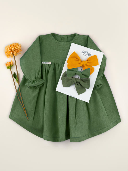 VESTIDO GARDENIA | VERDE ESMERALDA