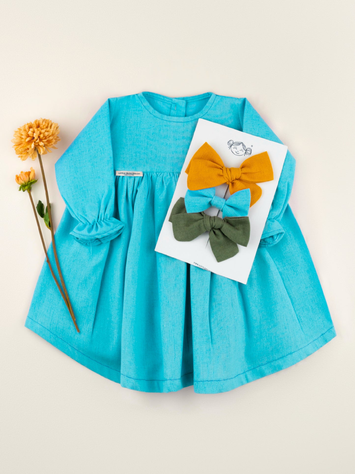VESTIDO GARDENIA | AZUL AQUA