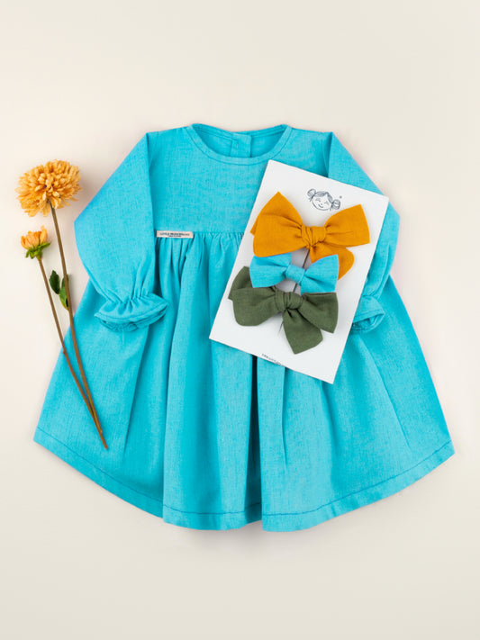 VESTIDO GARDENIA | AZUL AQUA