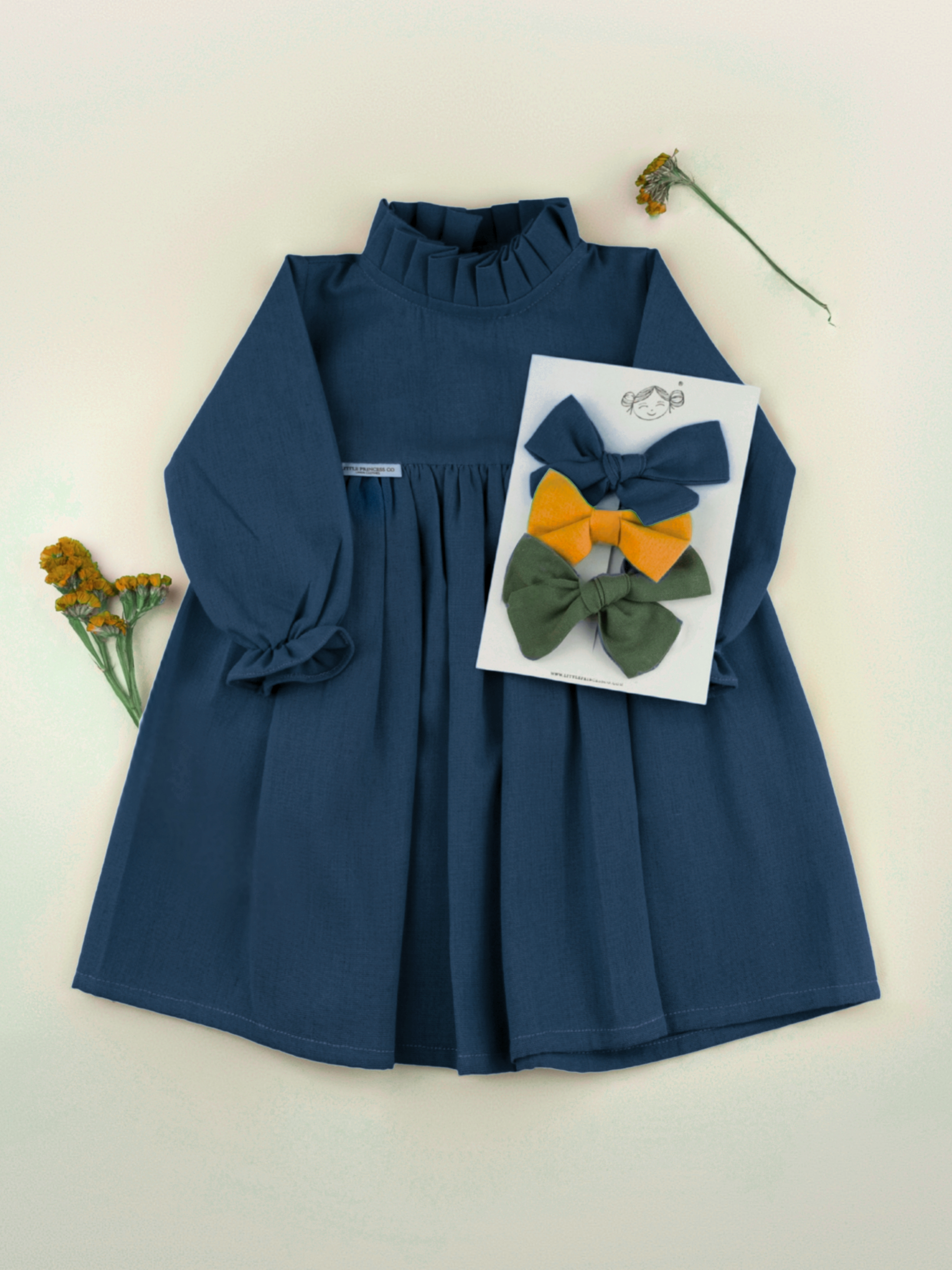 VESTIDO GORETTY | AZUL PETRÓLEO