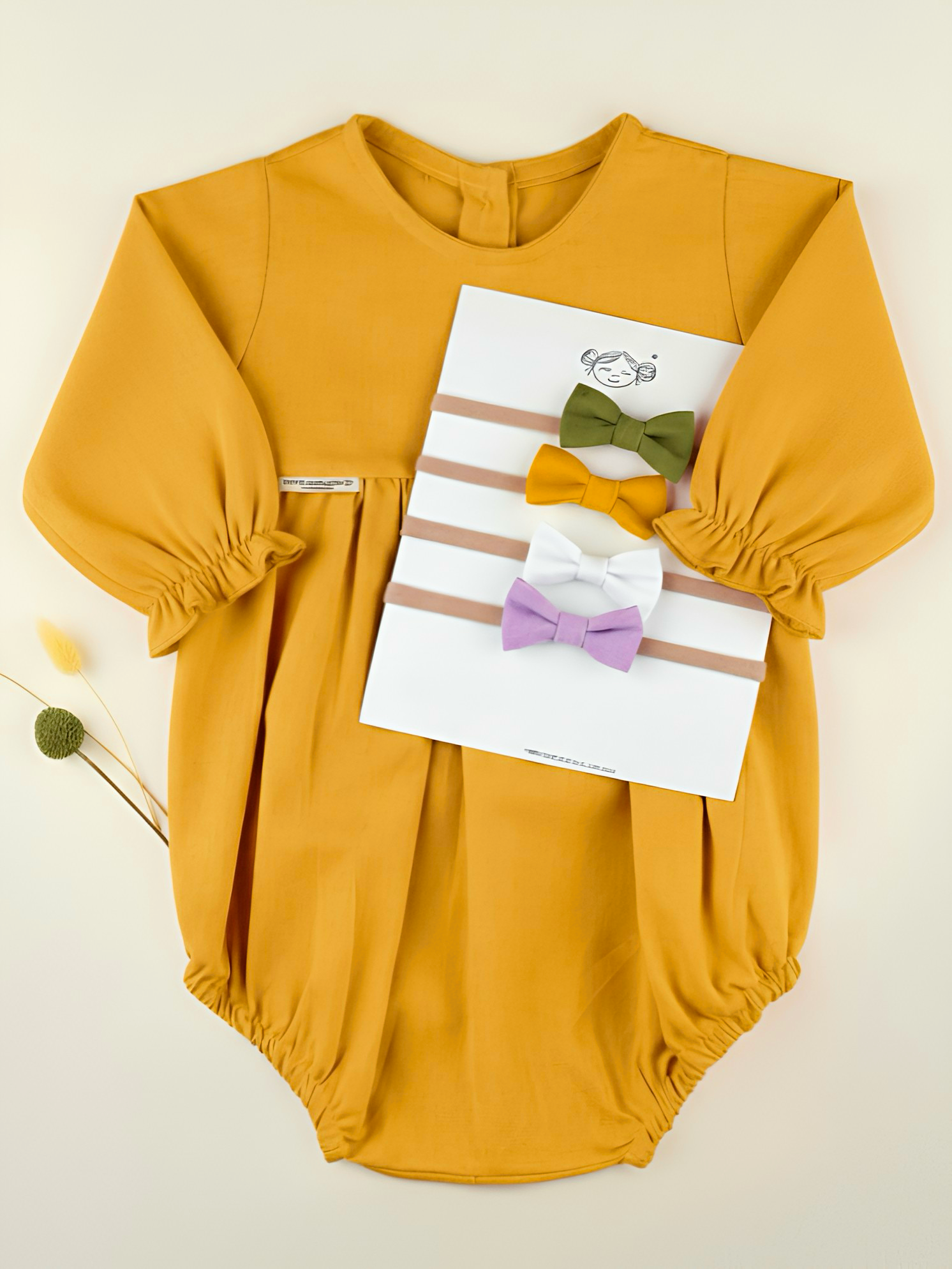 VESTIDO GARDENIA BEBÉ | Manga Larga