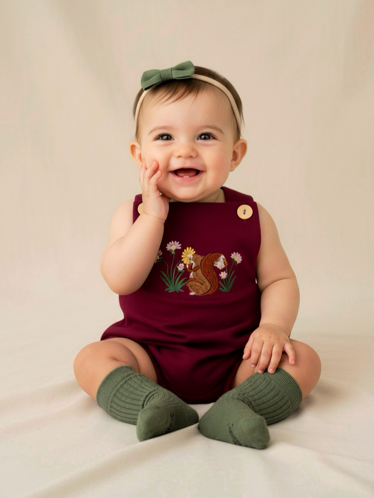 MONO GIARDINO BORDADO | ¡Elige color y bordado!