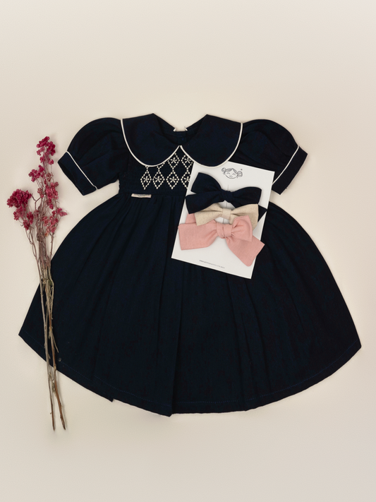 VESTIDO GALILEA | AZUL PETRÓLEO