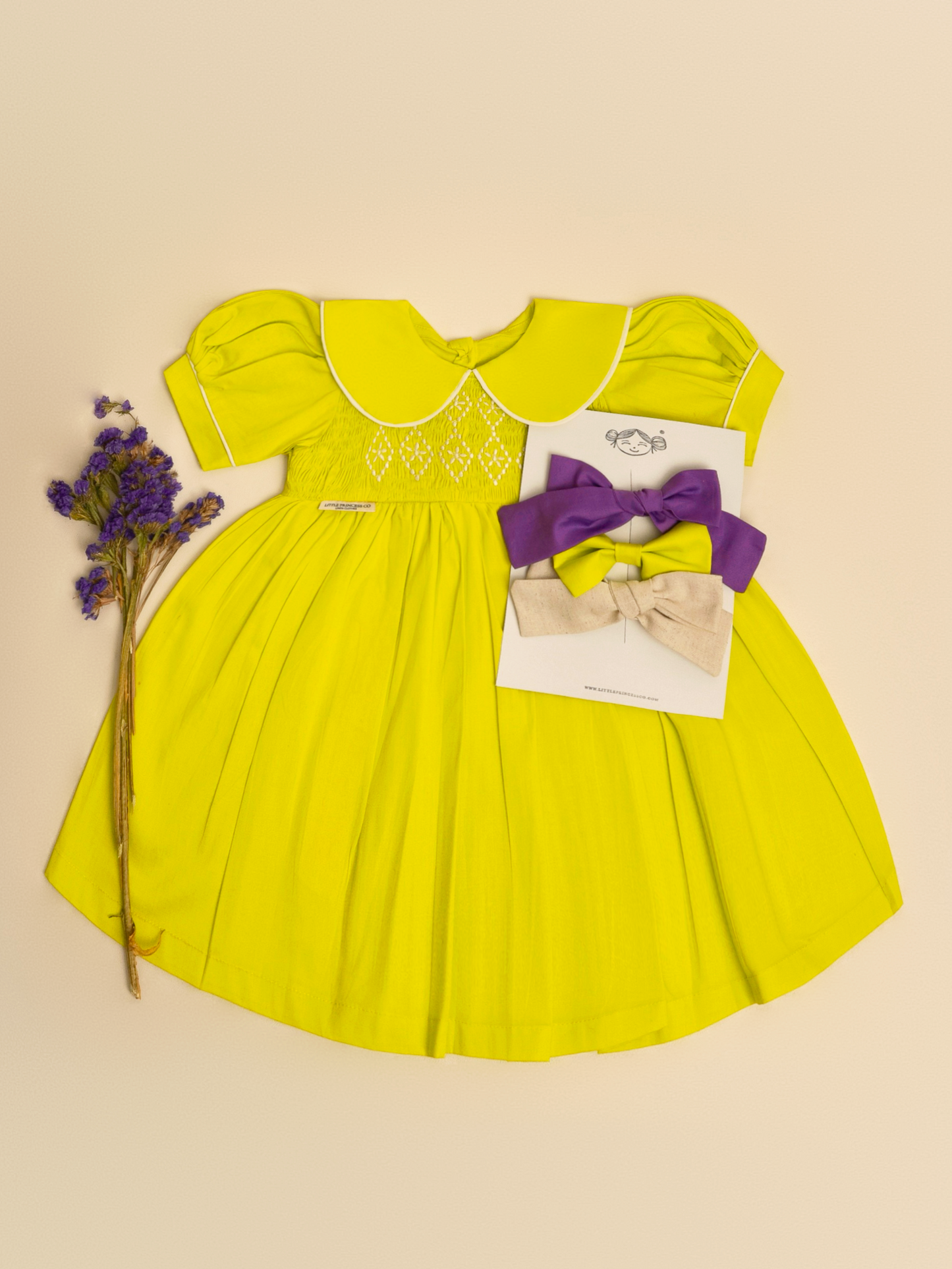 VESTIDO GALILEA | VERDE LIMÓN
