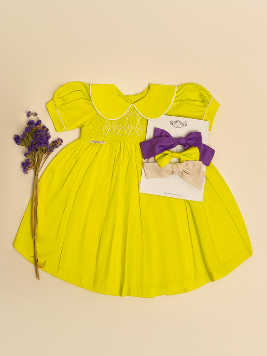 VESTIDO GALILEA | VERDE LIMÓN