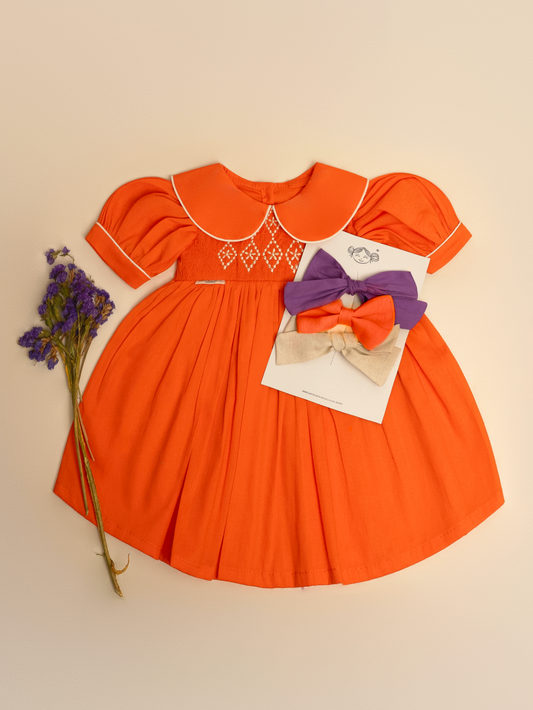 VESTIDO GALILEA | NARANJA