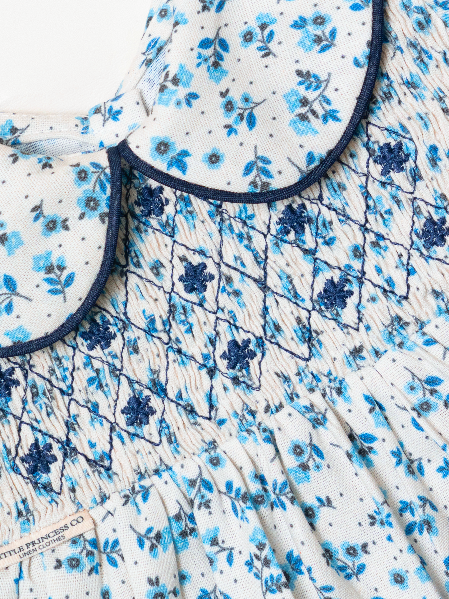 VESTIDO GALILEA | FLORA AZUL