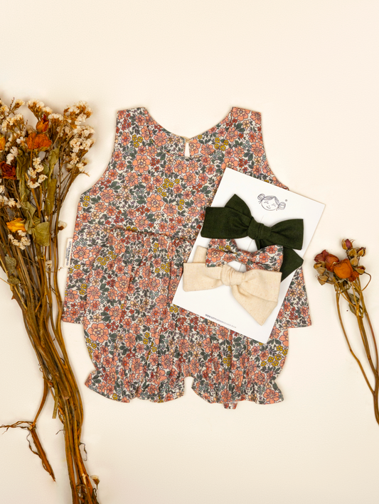 CONJUNTO BÁSICO | FLORA MANDARINA