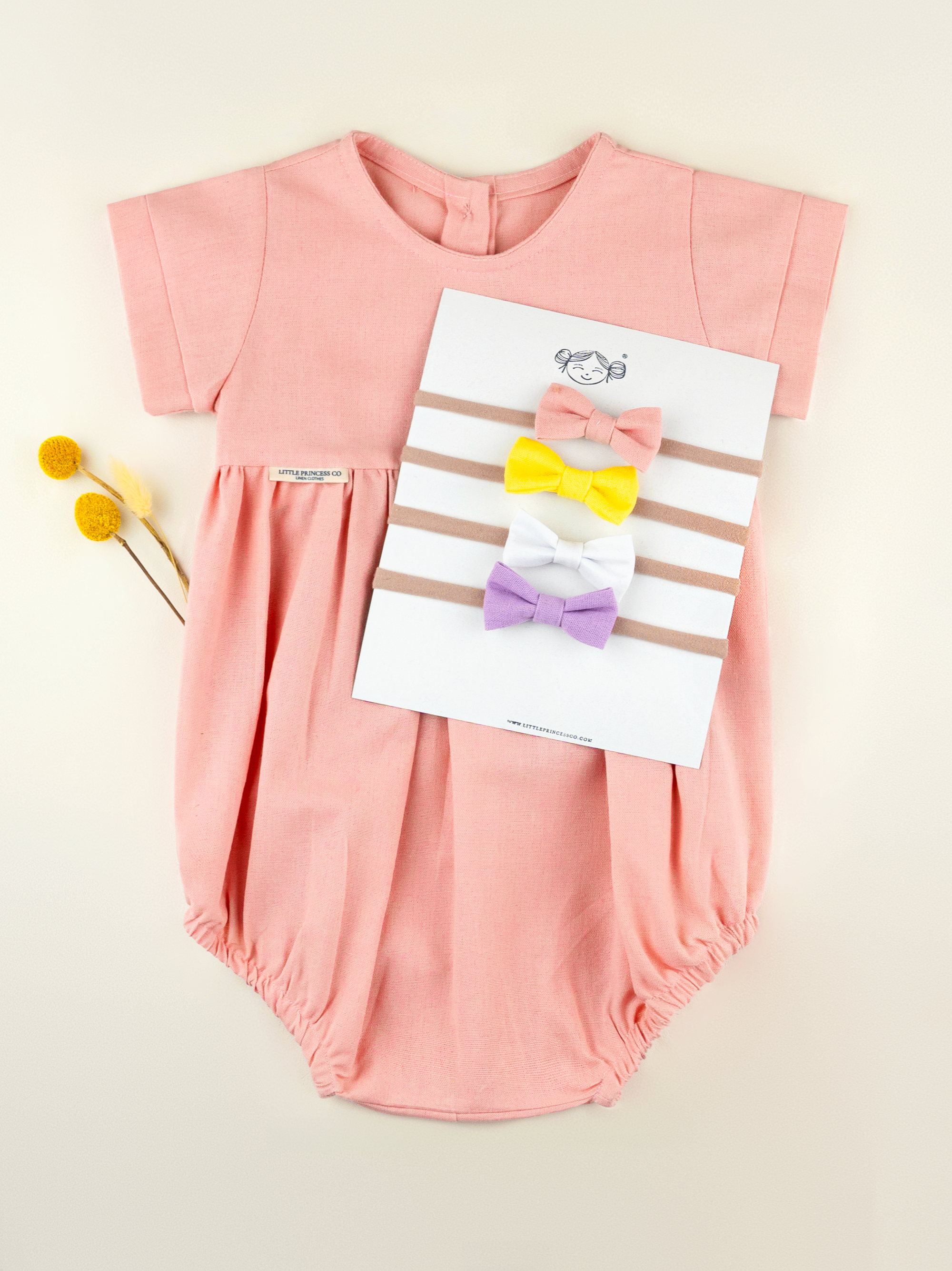 VESTIDO GARDENIA BEBÉ | Manga Corta