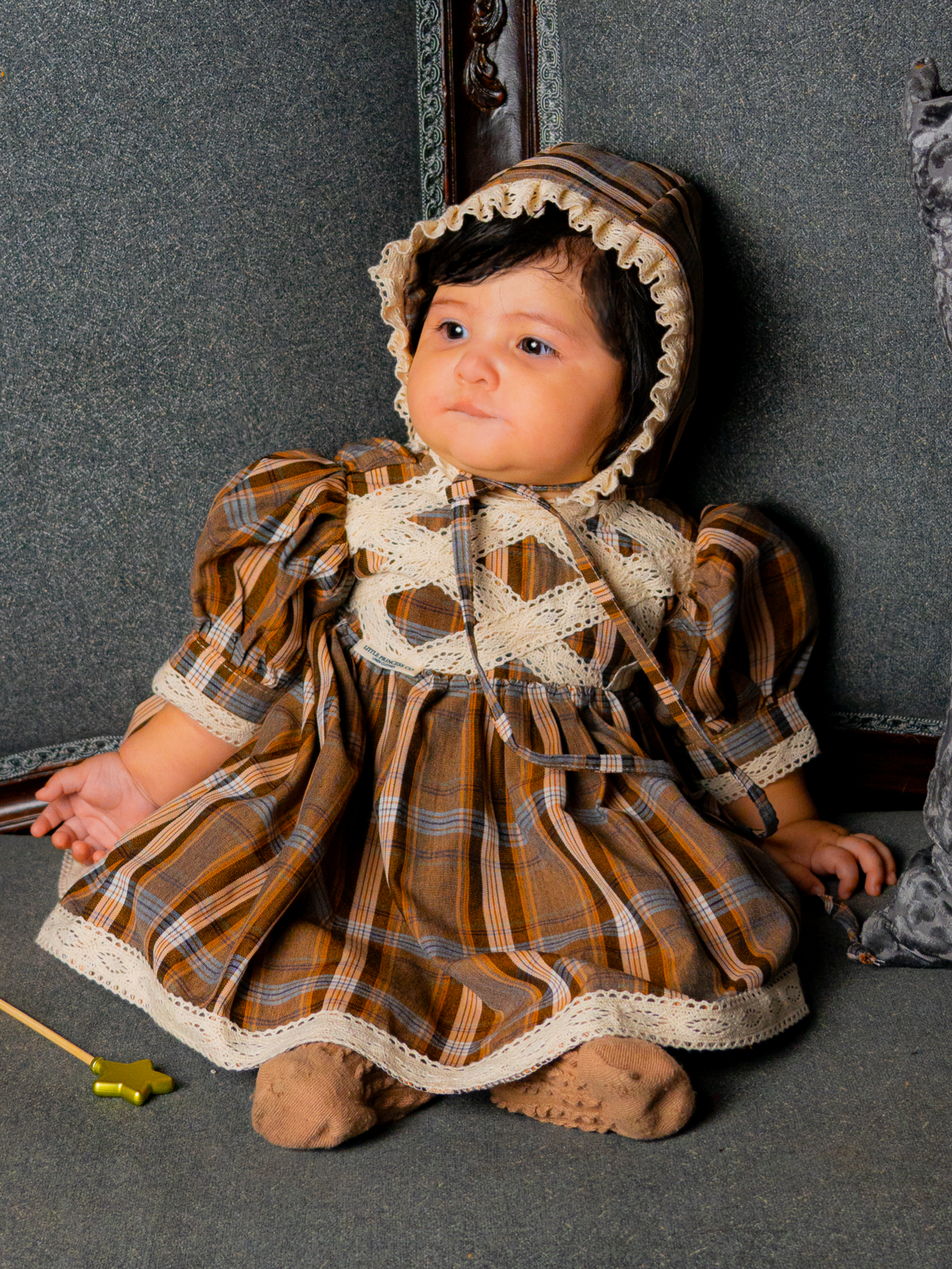 VESTIDO GRETEL | CARAMELA ESCOCÉS