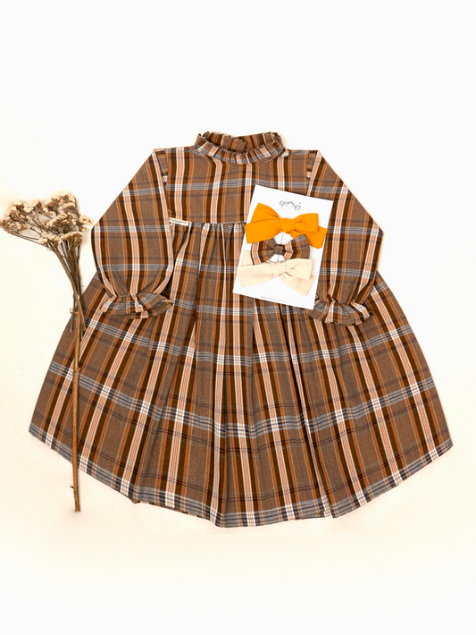 VESTIDO GORETTY | CARAMELLA ESCOCÉS