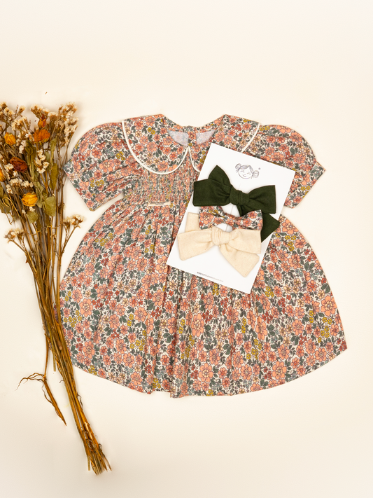 VESTIDO GALILEA | FLORA MANDARINA