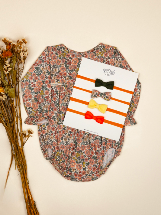VESTIDO GARDENIA | FLORA MANDARINA
