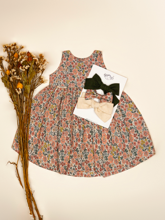 VESTIDO SIZA | FLORA MANDARINA