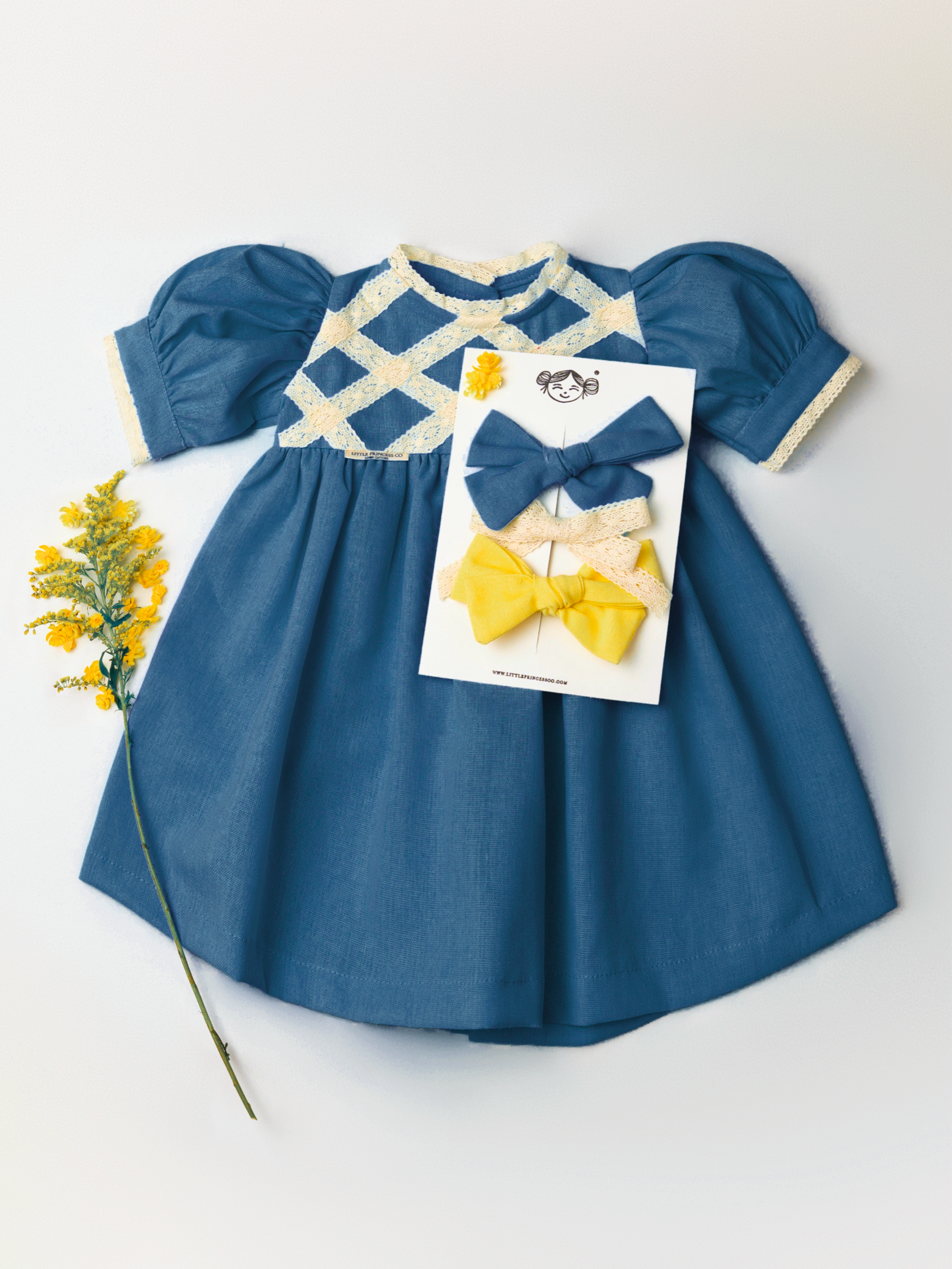 VESTIDO GRETEL | AZUL PETRÓLEO