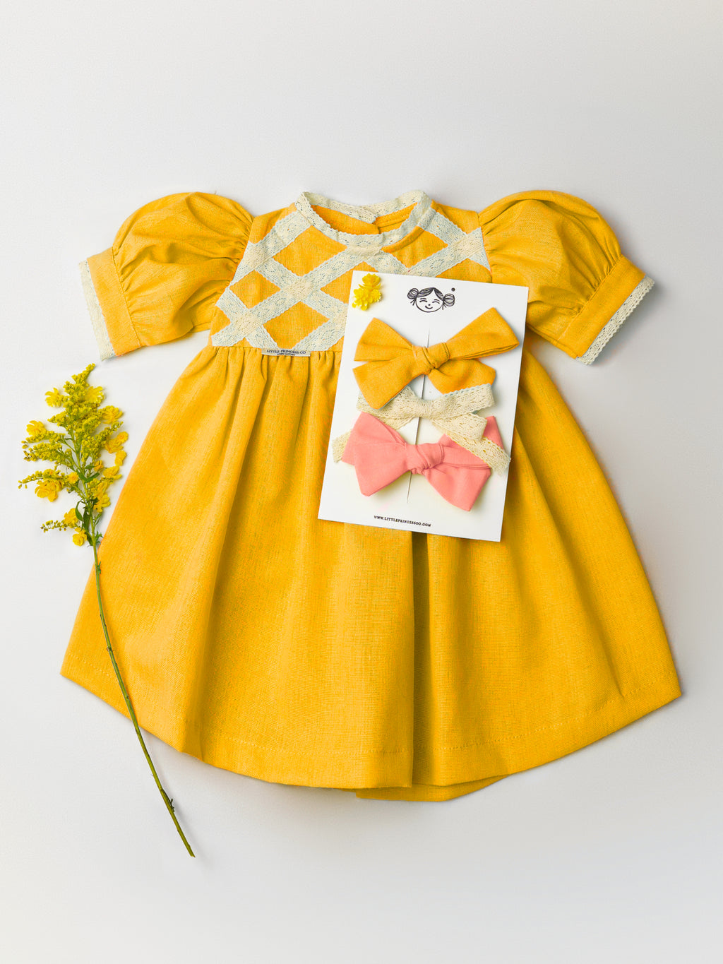 VESTIDO GRETEL | MOSTAZA