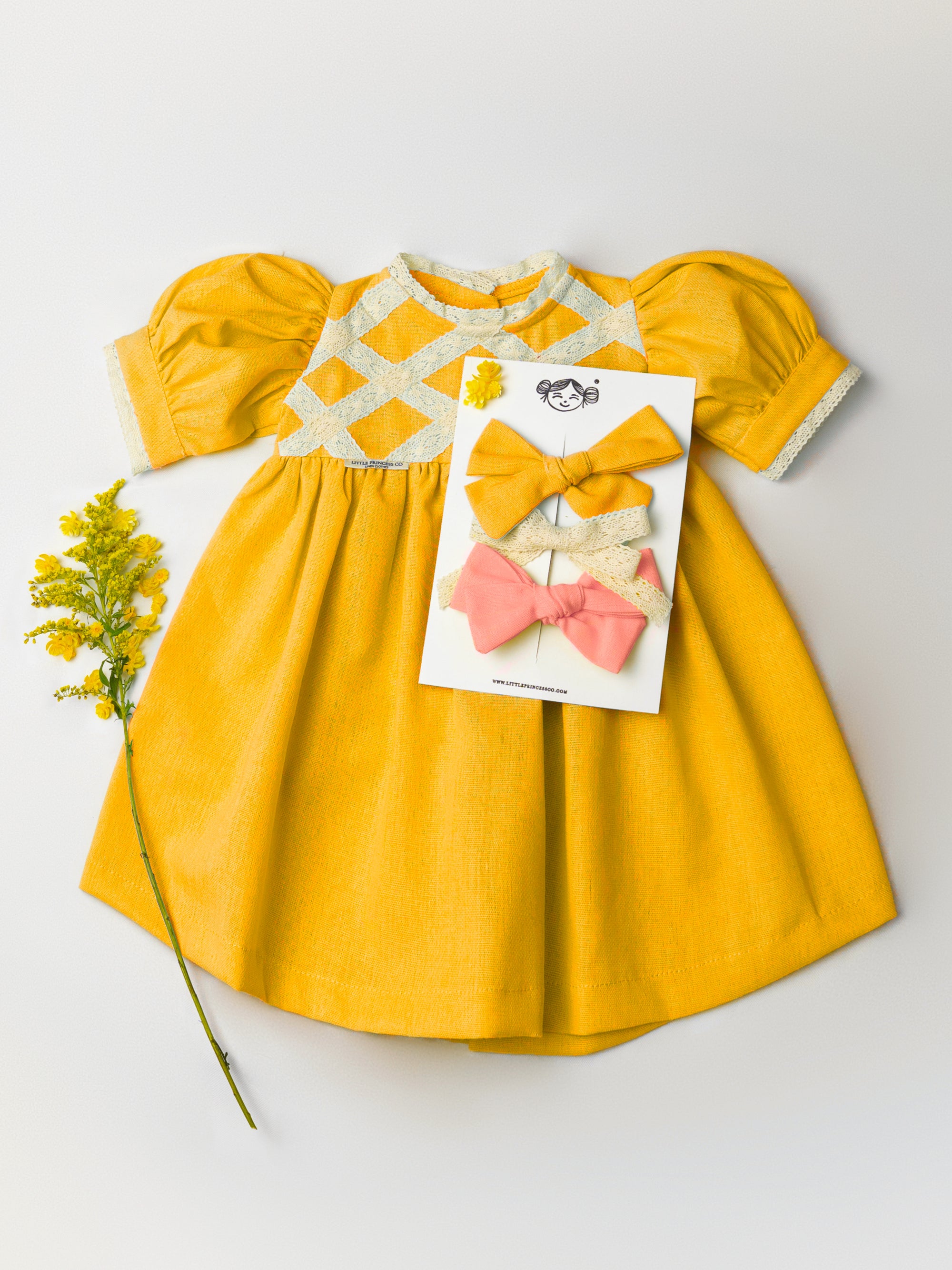 VESTIDO GRETEL | MOSTAZA