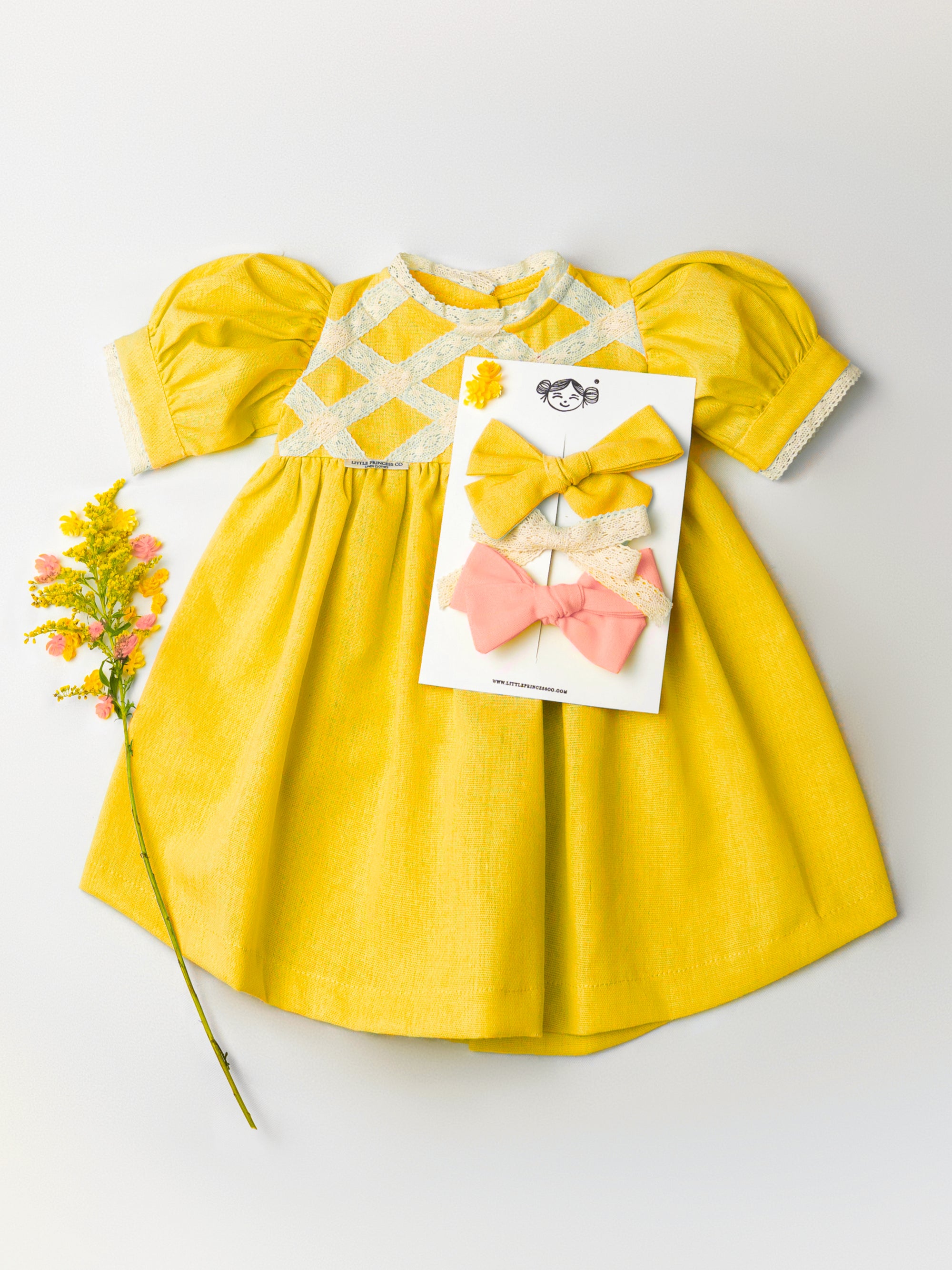 VESTIDO GRETEL | AMARILLO