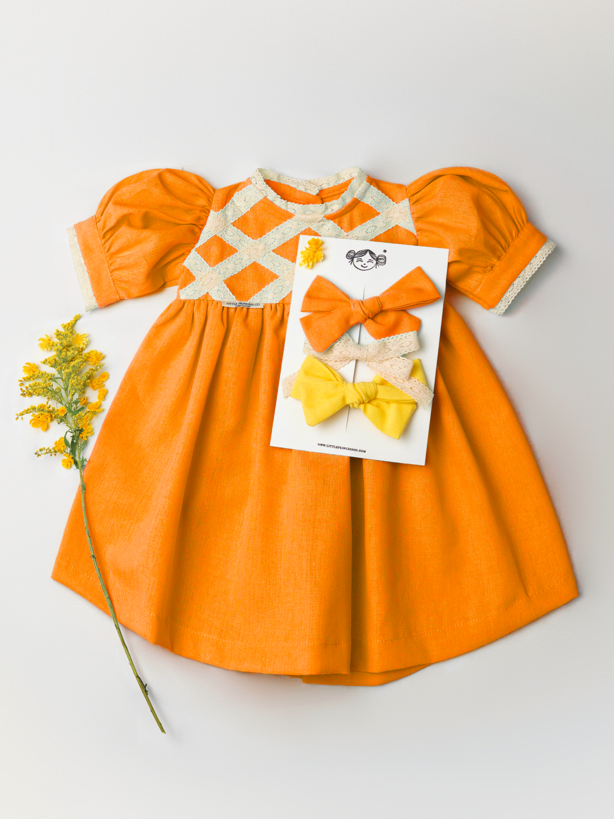 VESTIDO GRETEL | NARANJA