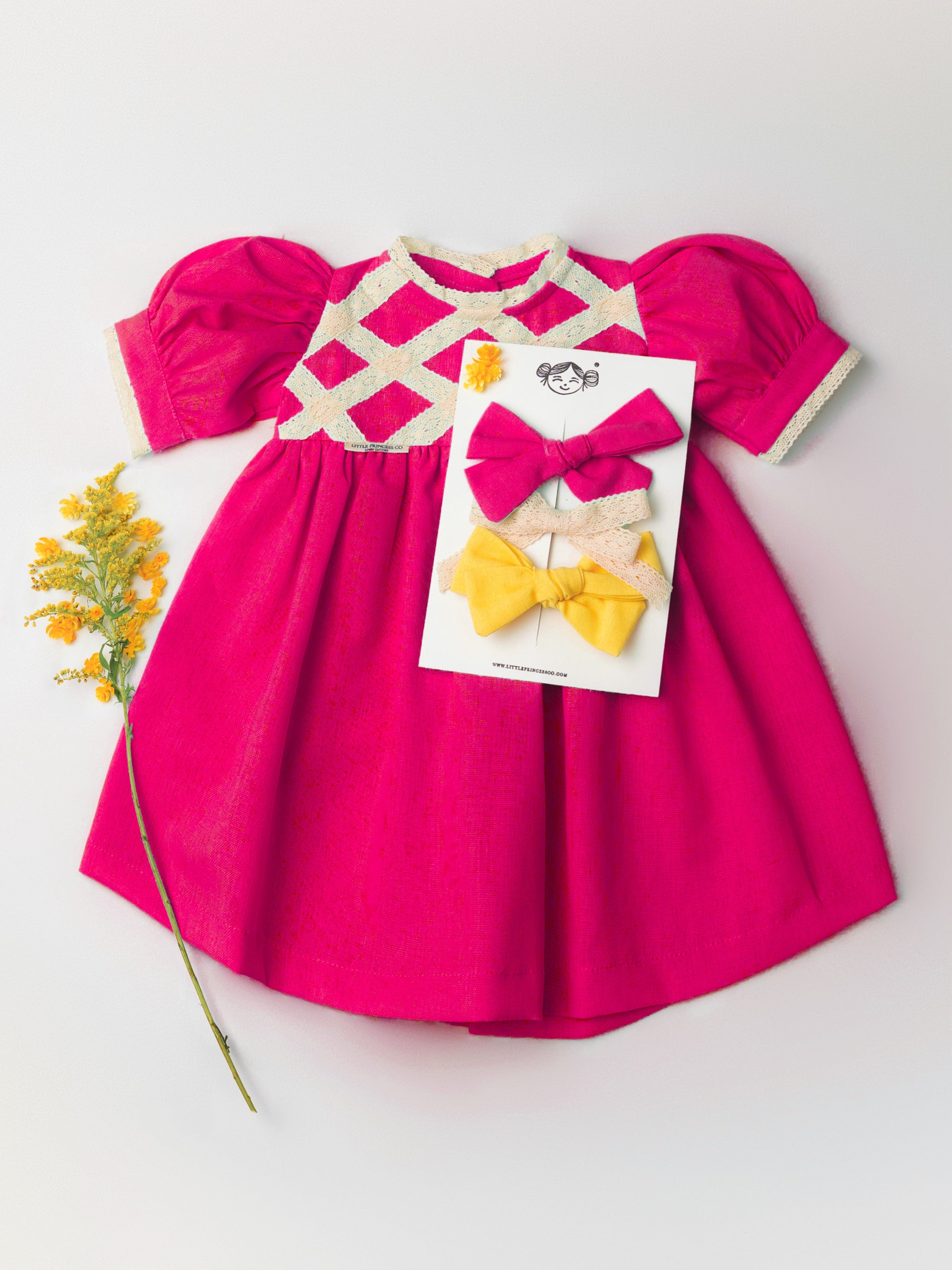 VESTIDO GRETEL | FUCSIA