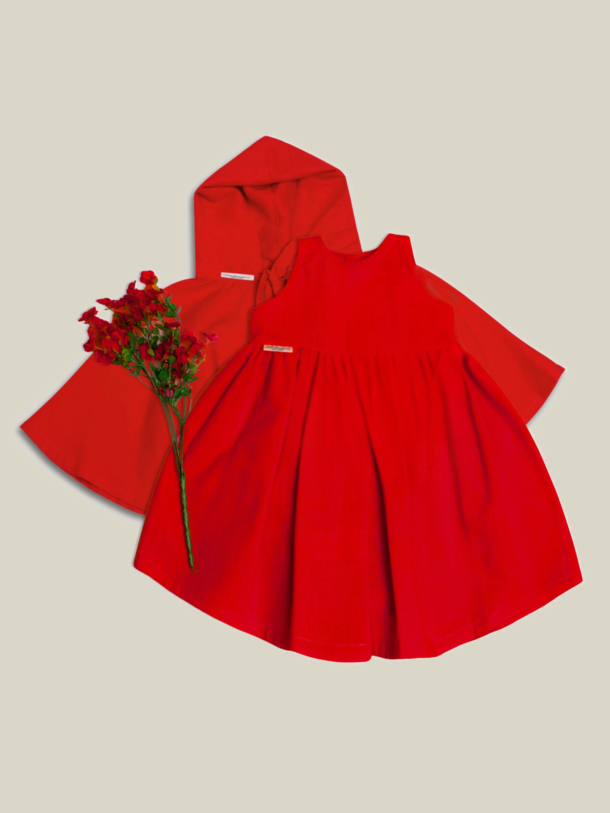 CONJUNTO CAPERUCITA ROJA