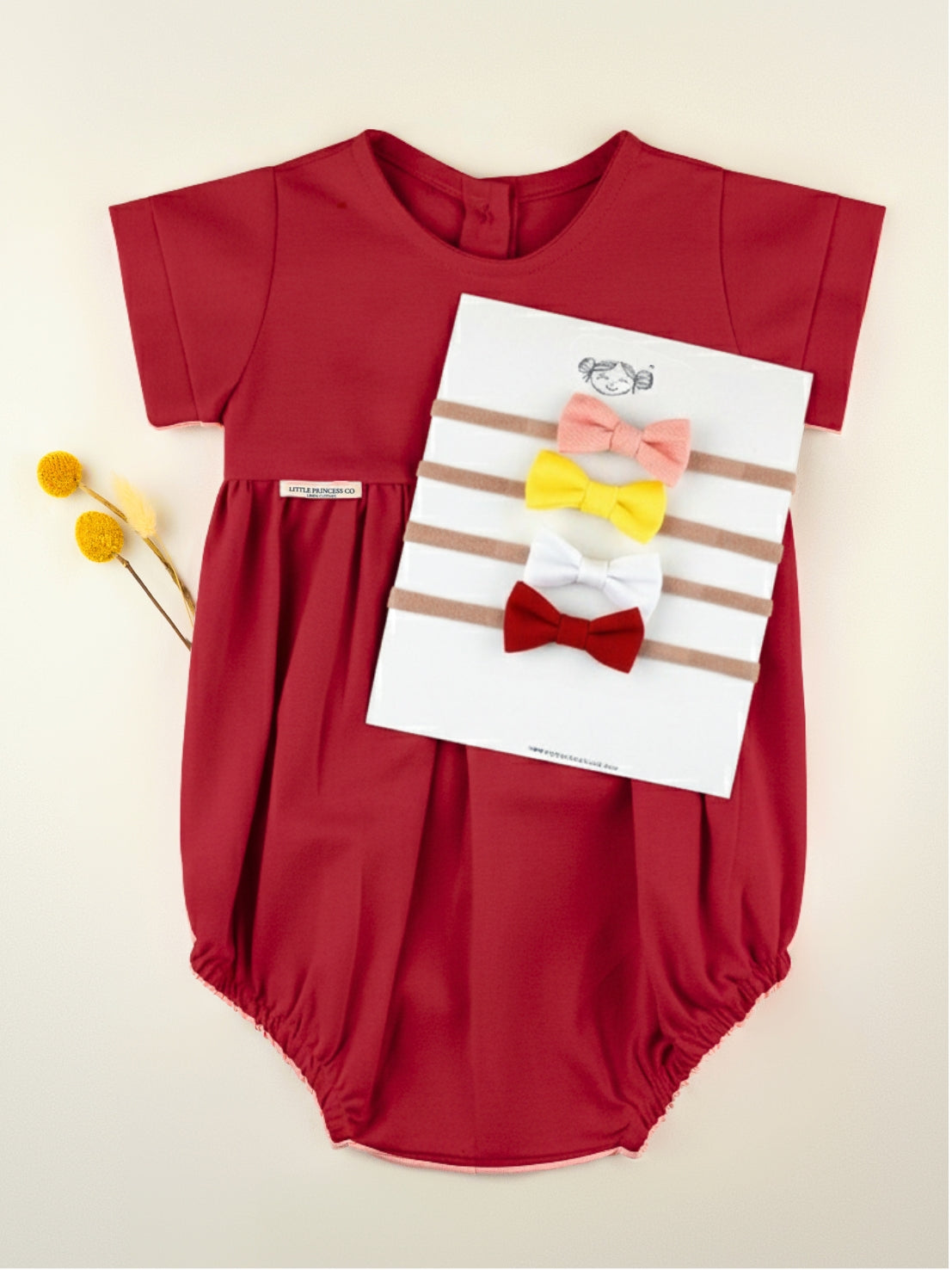 VESTIDO GARDENIA BEBÉ | Manga Corta